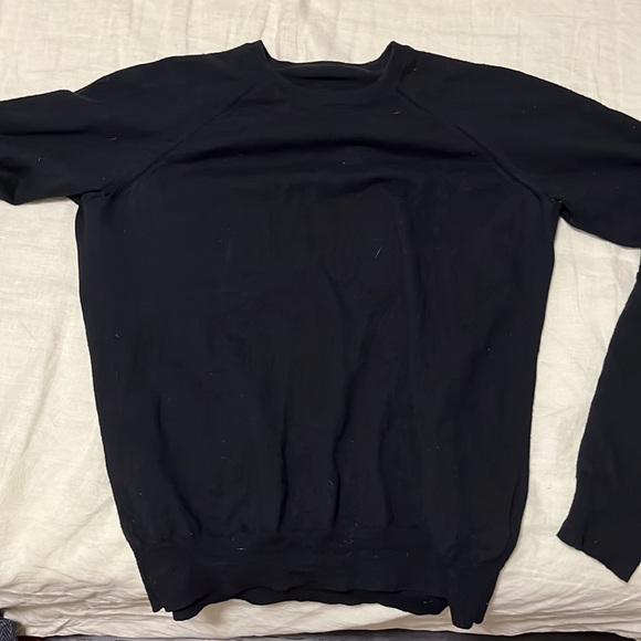 Maison Pete wool / cashmere black size S crew neck sweater - Picture 3 of 3